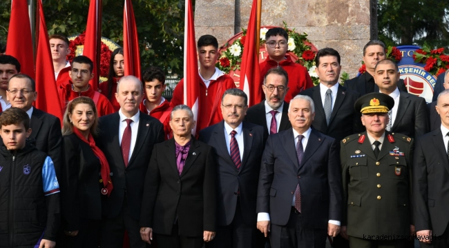 BÜYÜK ÖNDER ATATÜRK TRABZON’DA TÖRENLE ANILDI