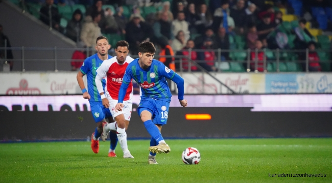 Çaykur Rizespor: 1 - Fatih Karagümrük: 0