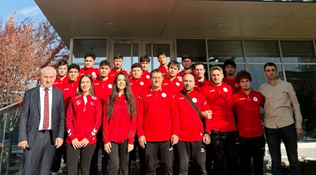 ÇAYKURSPOR GÜREŞ SÜPER LİG MÜSABAKALARI İÇİN ANKARA'DA 