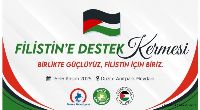  Filistin’e destek kermesi düzenleniyor