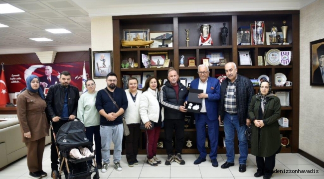 KAFKAMETLER GEMİSİ MÜRETTEBATININ AİLELERİ, BAŞKAN POSBIYIK’A ANIT İÇİN TEŞEKKÜR ETTİ