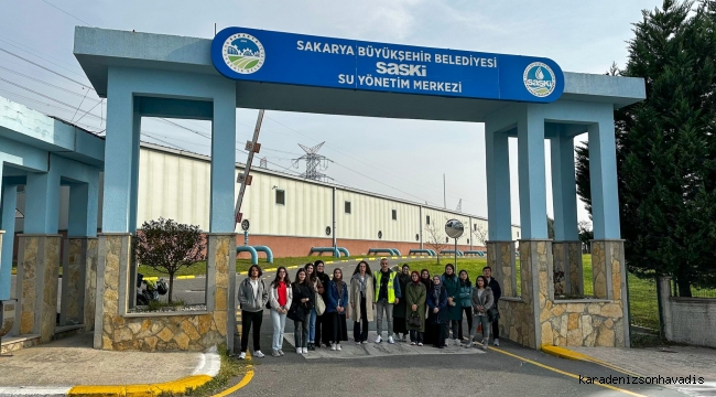 Kaliteli içme suyunun yolculuğuna tanık oldular