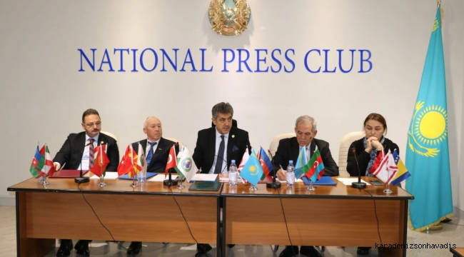 Kazakistan’da Türk dünyası gazetecilerinden tarihi buluşma