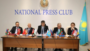 Kazakistan’da Türk dünyası gazetecilerinden tarihi buluşma