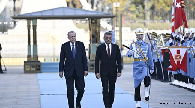 KKTC Cumhurbaşkanı Erhürman Cumhurbaşkanlığı Külliyesinde