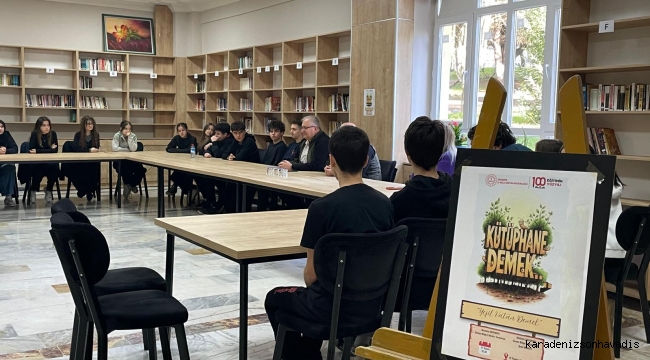 “Kütüphane Demek… Ormanı Korumak Demek!” Söyleşisi Düzenlendi