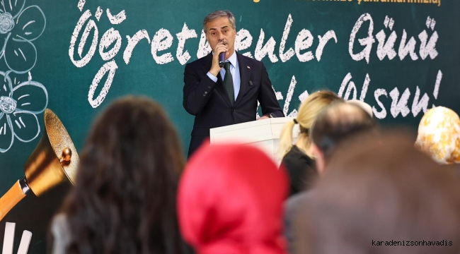 “Öğretmenlik hiçbir ölçüyle tarif edilmeyecek kadar yüce bir meslektir”