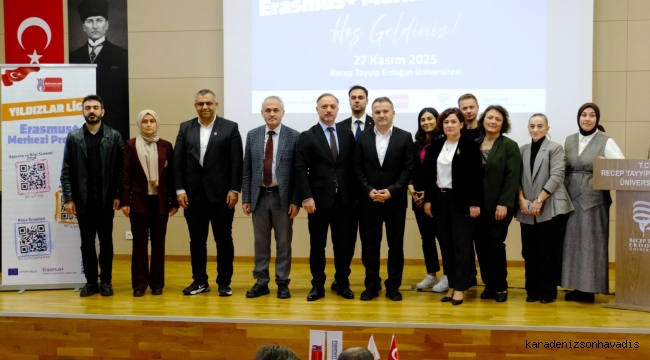 RTEÜ'de Yıldızlar Ligi Erasmus + Merkezi Projeler bilgilendirme toplantısı gerçekleştirildi