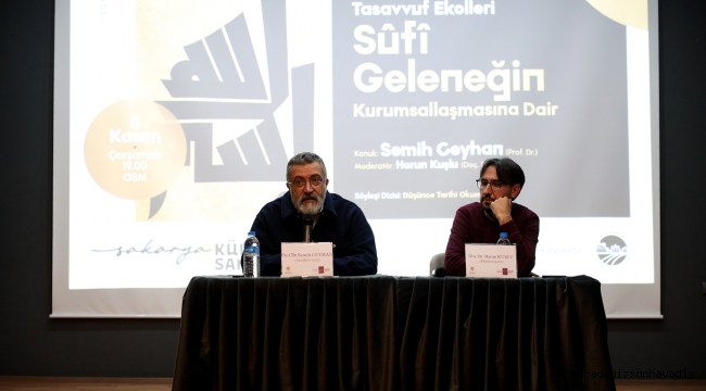 “Sûfî Geleneğin Kurumsallaşmasına Dair” söyleşisi OSM’de gerçekleştirildi