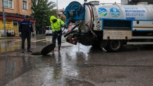SASKİ’den yoğun yağışa hızlı müdahale
