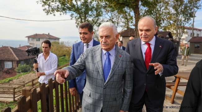 SON BAŞBAKAN BİNALİ YILDIRIM DÜZCE'YE GELDİ