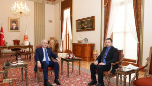 TİMBİR Başkan Vekili Altıparmak'tan TBMM Başkanı Kurtulmuş’a ziyaret