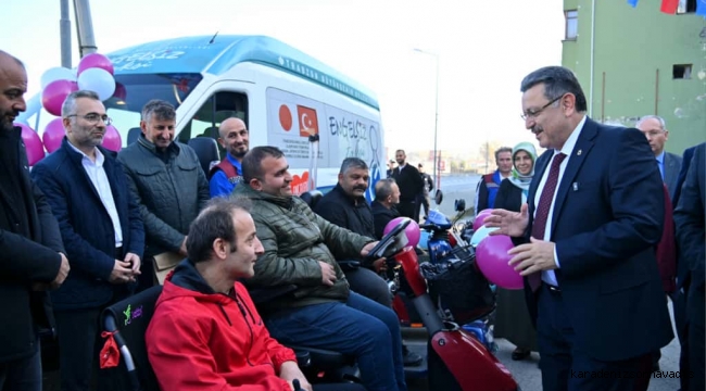 TRABZON'DA ENGELSİZ TAKSİ'NİN İKİNCİSİ HİZMETE BAŞLADI