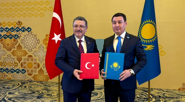 Trabzon'un yeni kardeş şehri Aktau oldu