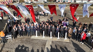 Yeni spor tesislerinin temeli törenle atıldı