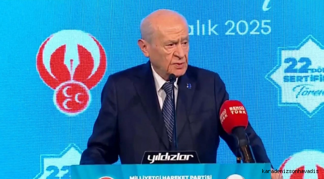 Bahçeli: “Terörsüz Türkiye’de provokatif çıkışlara rağmen sonuca gidiyoruz”