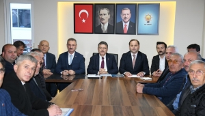 Başkan Genç Şalpazarı'nda muhtarlarla buluştu