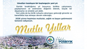 BAŞKAN POSBIYIK, YENİ YILI KUTLADI
