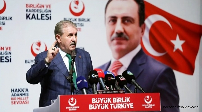 BBP GENEL DESTECİ RİZE İL KONGRESİNDE KONUŞTU 