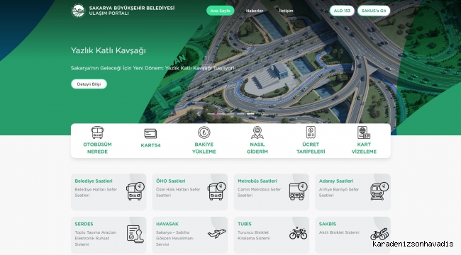 Büyükşehir’den dijital hamle SAKUS ve canlı takip artık çok daha pratik