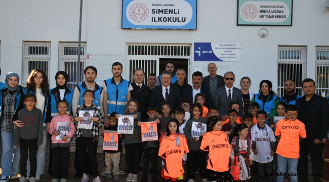 Büyükşehir Şalpazarı'nda öğrencileri sevindirdi