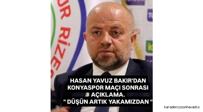 DÜŞÜN ARTIK YAKAMIZDAN!