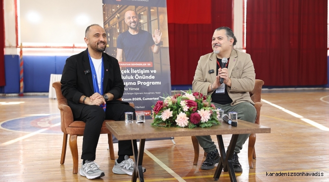 Erhan Ali Yılmaz “Fark Yaratan Seminerler” kapsamında Ereğli’deydi