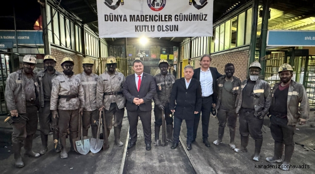 GMİS, Dünya Madenciler Gününde üyeleriyle bir arada