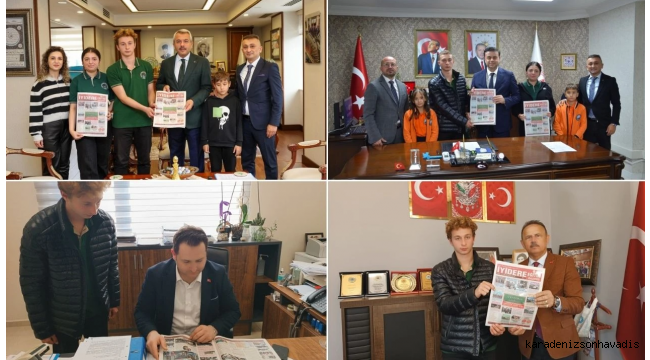 İyidere’de eğitim yılı özel gazeteyle ölümsüzleştirildi