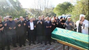 Orhon'un eşi bilimin insanı Prof. Dr. Ahmet Dervişoğlu Gönen'de toprağa verildi