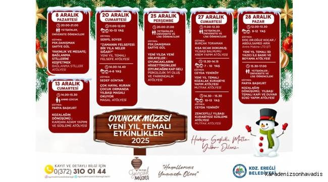 Oyuncak Müzesi Yeni Yıl Temalı Etkinlikler