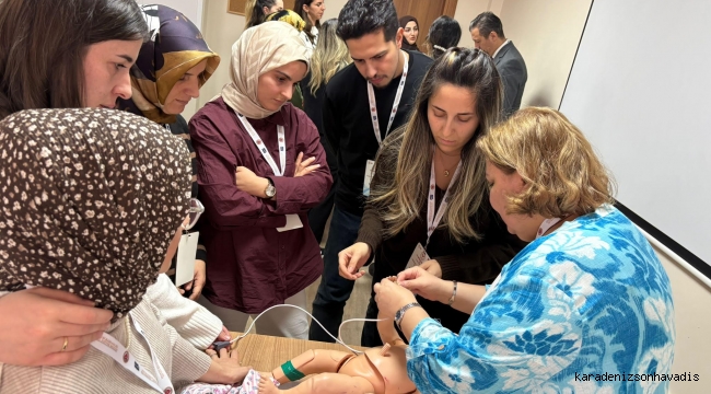 Rize'de yenidoğan canlandırma eğitimi düzenlendi