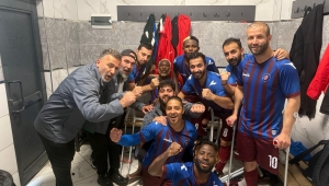 TRABZON EKİBİNİN SAHASINDA BİLEĞİ BÜKÜLMÜYOR