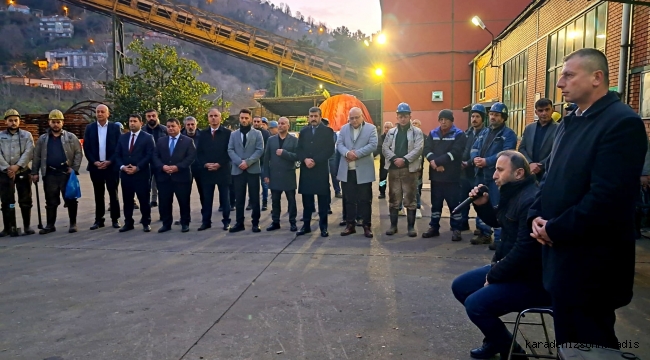 7 OCAK KOZLU MADEN ŞEHİTLERİ DUALARLA ANILDI