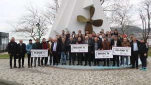 BAŞKAN POSBIYIK, AMATÖR SPOR KULÜPLERİNE DESTEK VERDİ