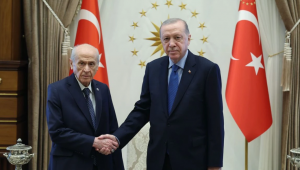 Erdoğan, MHP Genel Başkanı Bahçeli’yi Beştepe’de kabul etti