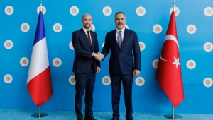 Hakan Fidan ile Fransız mevkidaşı Barrot Ankara'da görüştü