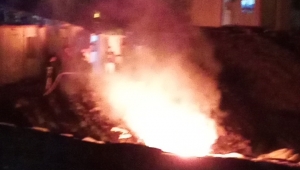 Karadeniz Ereğli' de korkulan yangın 