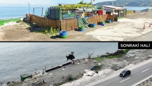 Kdz. Ereğli'de Plajlar Bölgesi Kaçak Yapı Ve İşgallerden Temizlendi