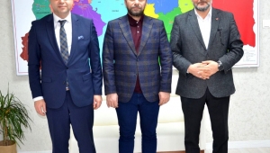 MİLLETVEKİLİ AVCI VE BAŞKAN YAZICI'DAN İL MİLLİ EĞİTİM MÜDÜRÜ AKMEŞE'YE ZİYARET 