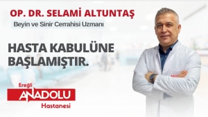 Kdz. Ereğli’de Sağlıkta Güçlü Kan: Tecrübeli İsim Op. Dr. Selami Altuntaş Anadolu Hastanesi’nde!