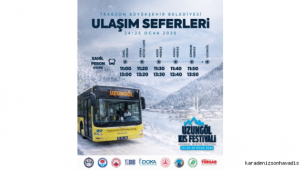 TRABZON BÜYÜKŞEHİR UZUNGÖL KIŞ FESTİVALİ'NE ÜCRETSİZ TAŞIYACAK