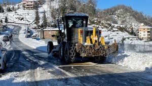 TRABZON'DA,153 MAHALLE YOLU ULAŞIMA AÇILDI