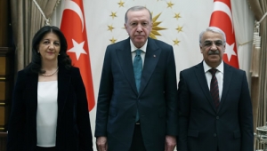 Cumhurbaşkanı Erdoğan, DEM Parti heyetini kabul etti