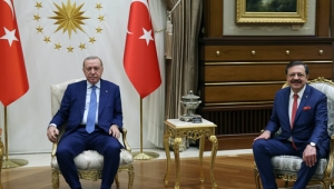 Cumhurbaşkanı Erdoğan, TOBB Başkanı Hisarcıklıoğlu’nu kabul etti