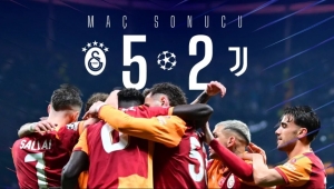 Galatasaray'dan Şampiyonlar Ligi'nde gövde gösterisi: 5-2