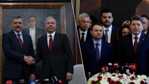 İçişleri ve Adalet Bakanlığı'nda görev devir teslim törenleri gerçekleştirildi.