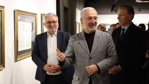 OSM’de Bursevî’ye vefa: Sergi açıldı, panelde düşünce dünyası konuşuldu
