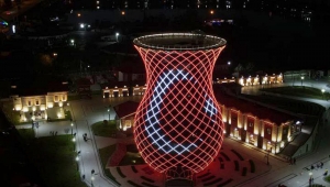 RİZE'DE İFTAR VAKTİ ÇAY BARDAĞI IŞIKLARIYLA DUYURULACAK