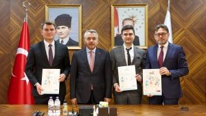 RİZE 'NİN İLK YEREL EYLEM GRUPLARDAN VALİ BAYDAŞ 'A ZİYARET 